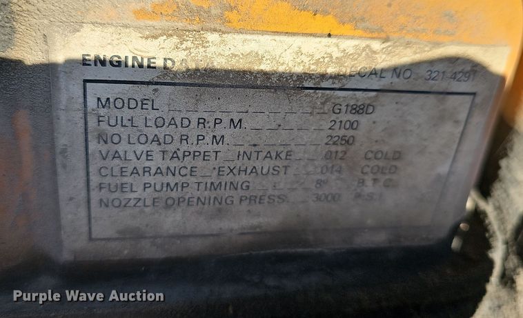 image for item DR5910 1981 Case 480D  landscape tractor