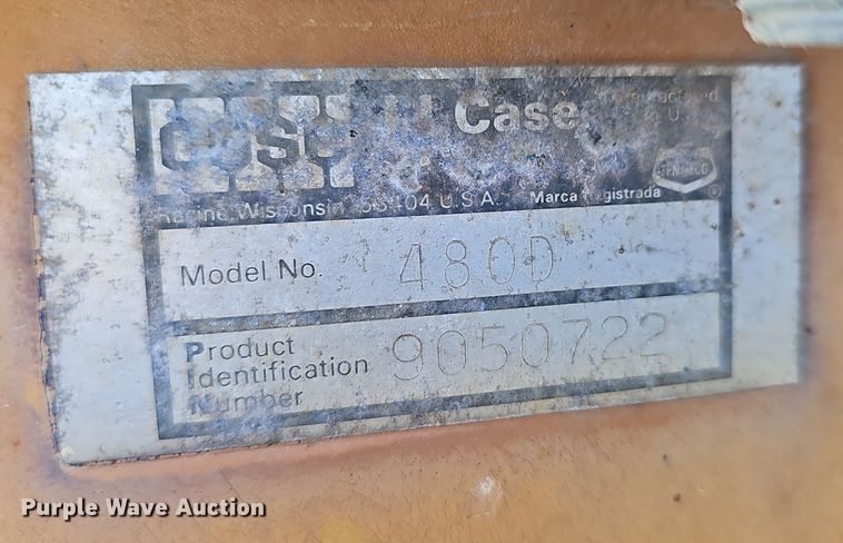 image for item DR5910 1981 Case 480D  landscape tractor