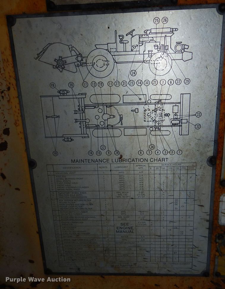 image for item DR5938 1984 Bomag MPH100  reclaimer