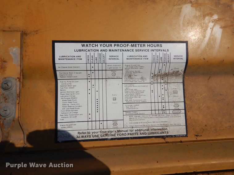 image for item DR5939 1982 Ford 540A  tractor