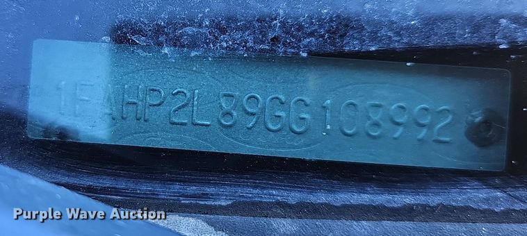 image for item DR5940 2016 Ford Taurus Police Interceptor