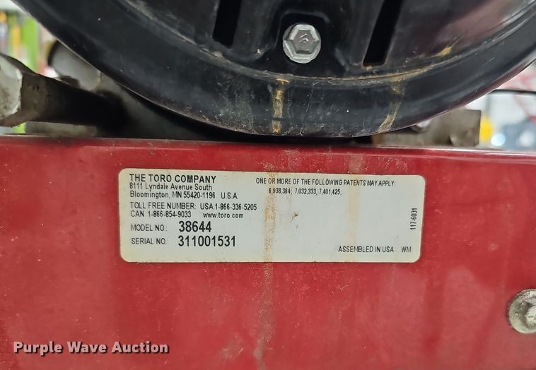 image for item DS5697 2011 Toro 38644  snow blower