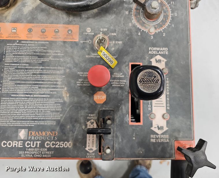 image for item DS5699 Core Cut CC2525KC-26  concrete saw