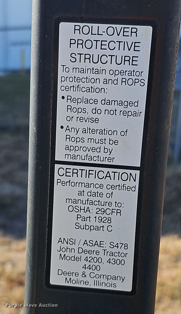 image for item DS5702 2001 John Deere 4300  tractor