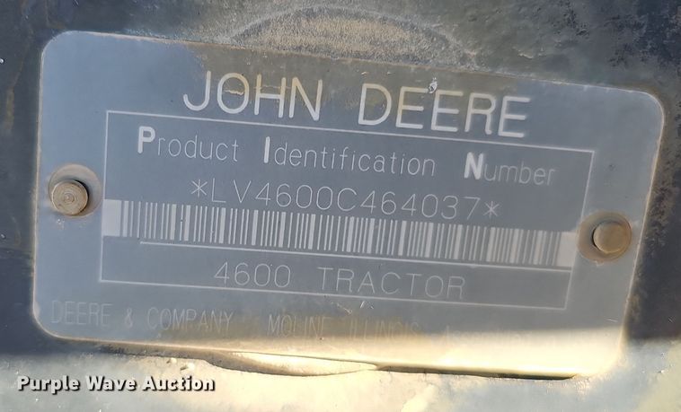 image for item DS5703 2001 John Deere 4600  tractor