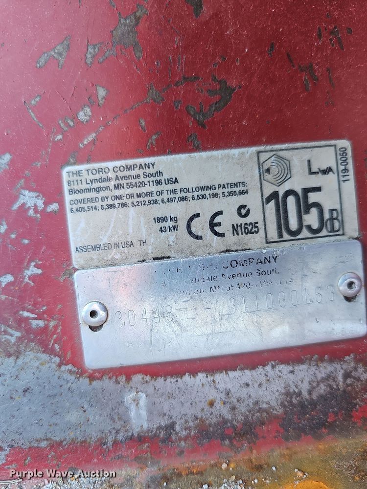 image for item DS5705 2010 Toro Groundsmaster 4000D  lawn mower