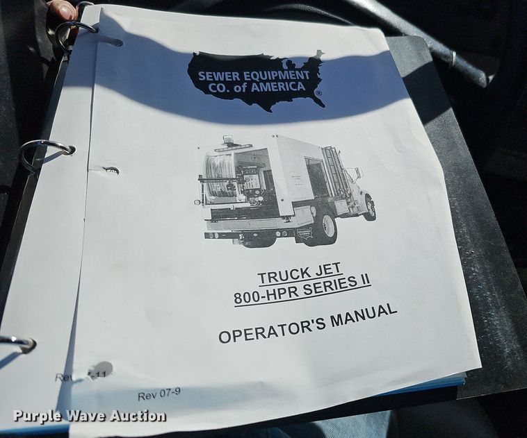 image for item DS5706 2009 Sterling Acterra  sewer jetter truck