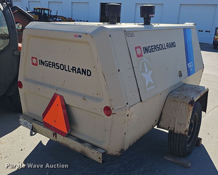 image for item DS5710 1983 Ingersoll Rand P160WJD  towable air compressor