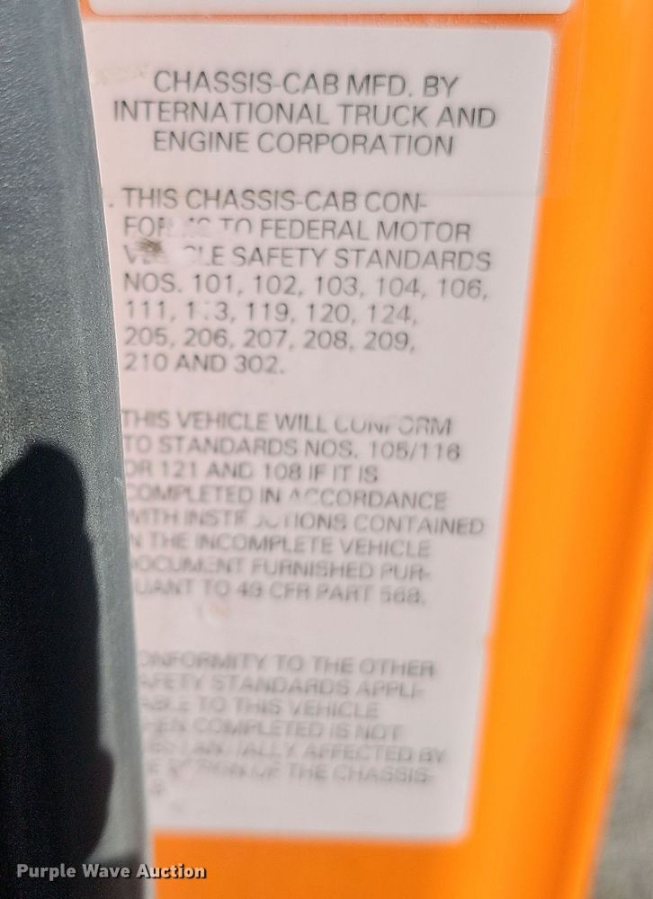 image for item DS5712 2007 International 7400  dump truck