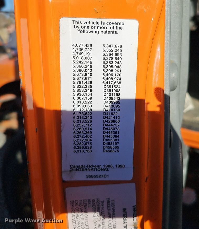 image for item DS5714 2007 International 7400  dump truck