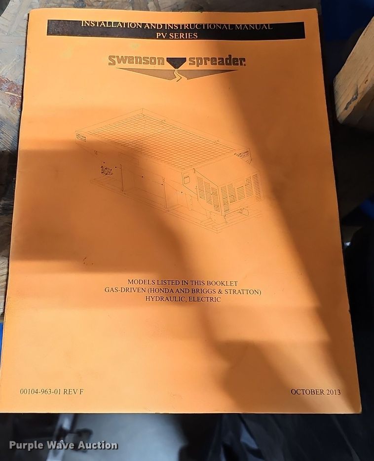 image for item DS5729 Swenson 2-533-00 spreader