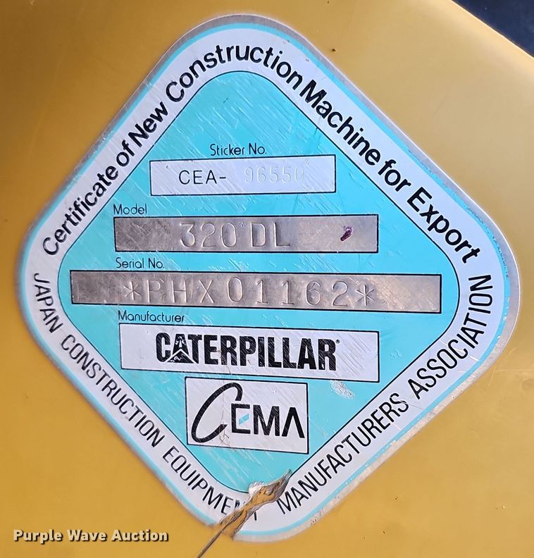 image for item DS5747 2008 Caterpillar 320D  excavator