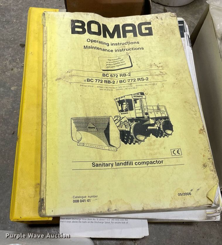 image for item GG9790 2008 Bomag BC772 RB-2  landfill compactor