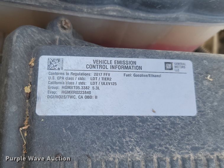 image for item JG9749 2017 Chevrolet Suburban  SUV