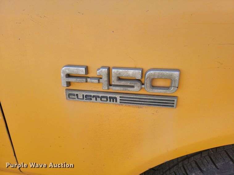 image for item JG9794 1991 Ford F150  pickup truck