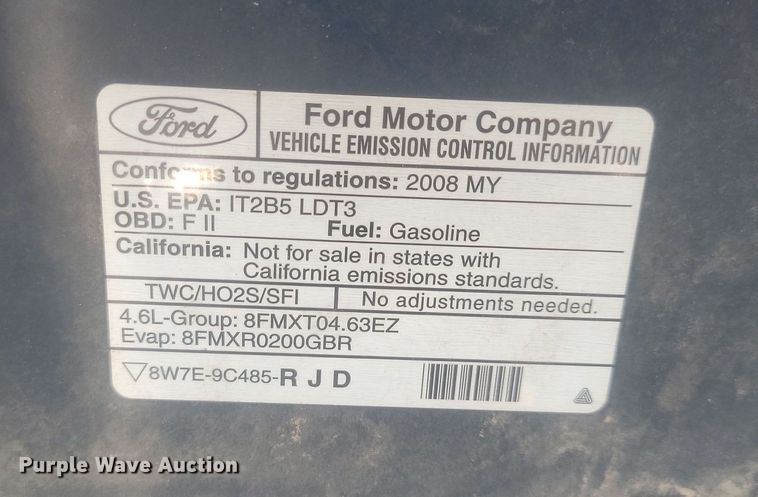 image for item KU9061 2008 Ford Explorer  SUV