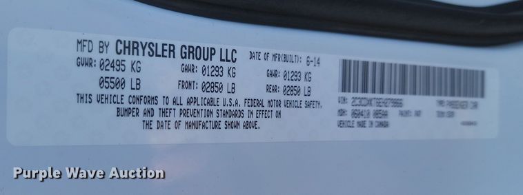 image for item KU9062 2014 Dodge  Charger Police