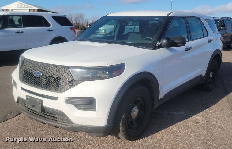 image for item KU9063 2020 Ford Explorer Police Interceptor  SUV