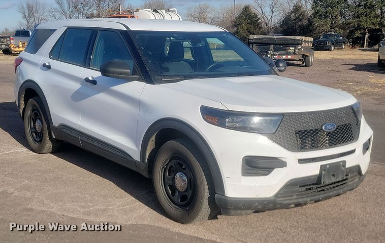 image for item KU9063 2020 Ford Explorer Police Interceptor  SUV