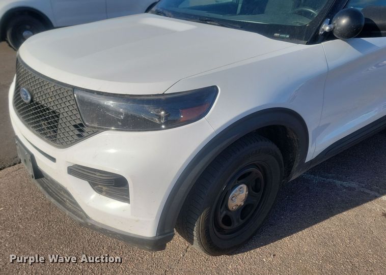 image for item KU9063 2020 Ford Explorer Police Interceptor  SUV