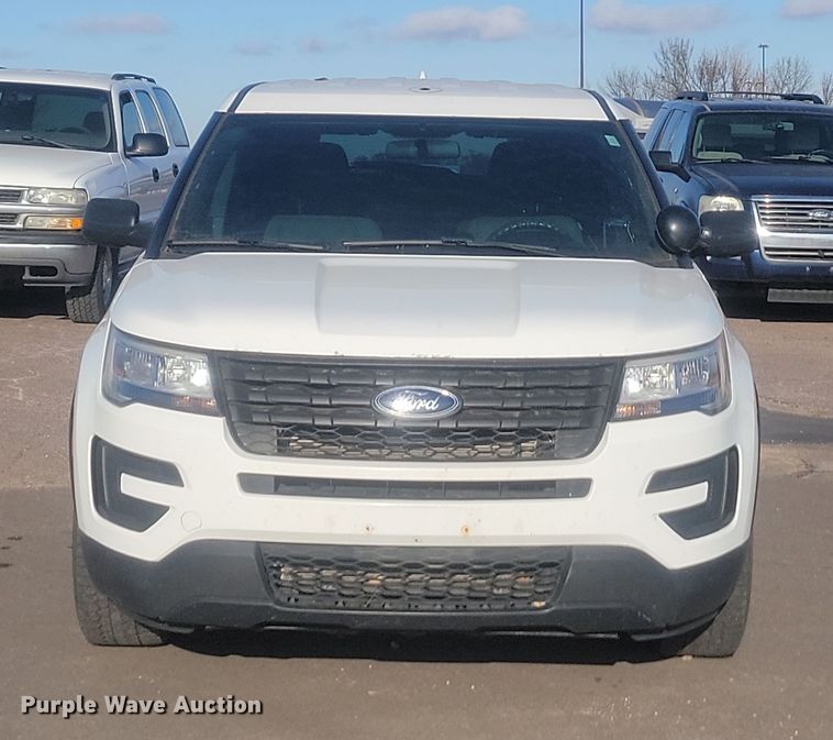 image for item KU9064 2017 Ford Explorer Police Interceptor  SUV