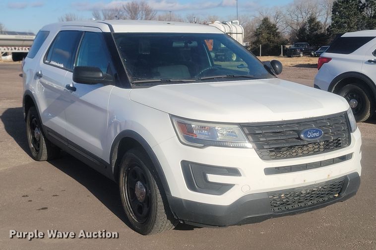 image for item KU9064 2017 Ford Explorer Police Interceptor  SUV
