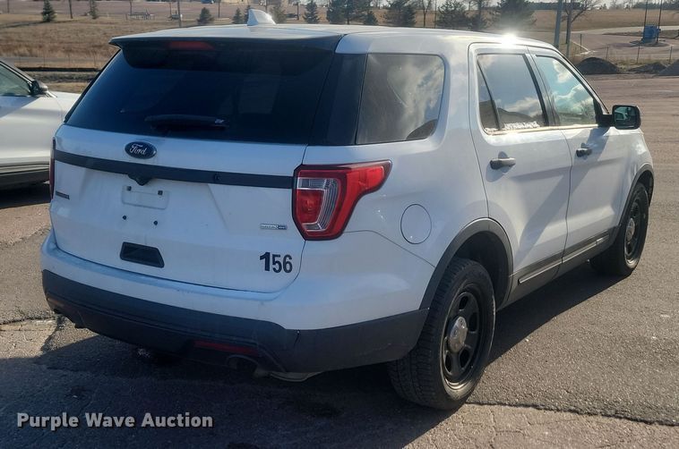 image for item KU9064 2017 Ford Explorer Police Interceptor  SUV