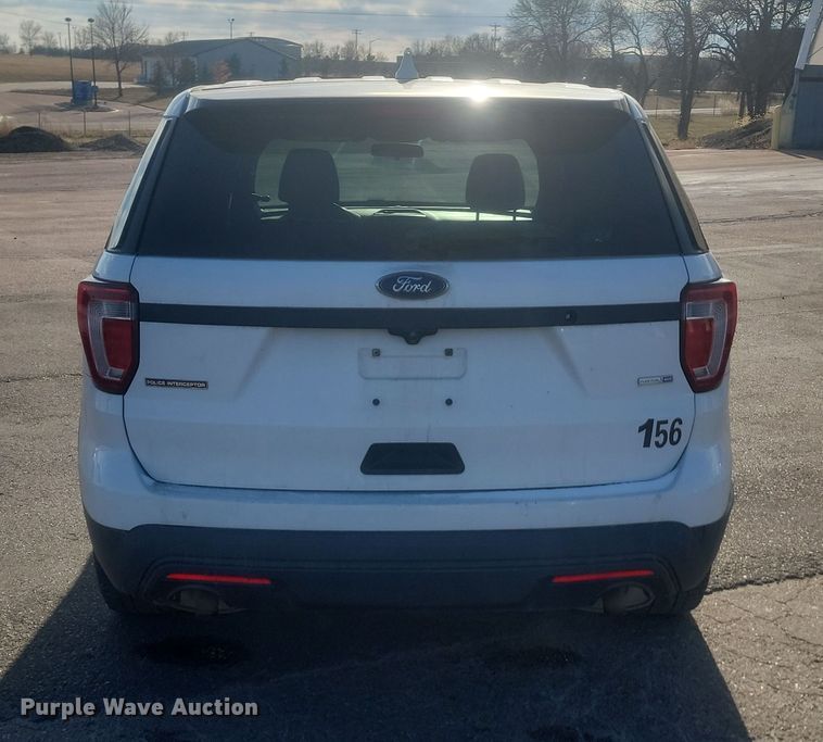 image for item KU9064 2017 Ford Explorer Police Interceptor  SUV