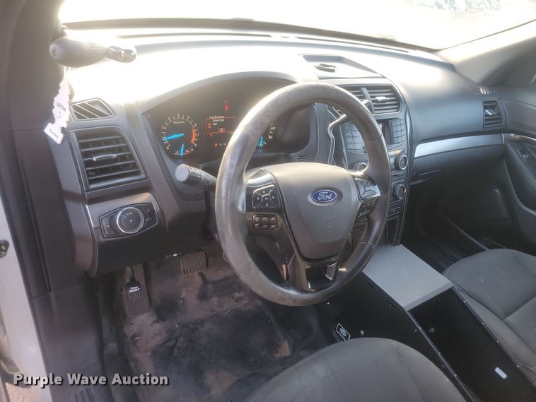 image for item KU9064 2017 Ford Explorer Police Interceptor  SUV