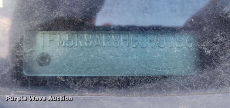 image for item KU9064 2017 Ford Explorer Police Interceptor  SUV