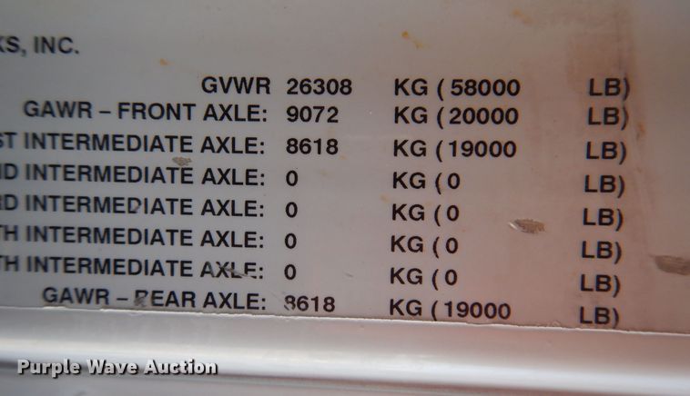 image for item LC9360 2008 Mack 800 GU  dump truck