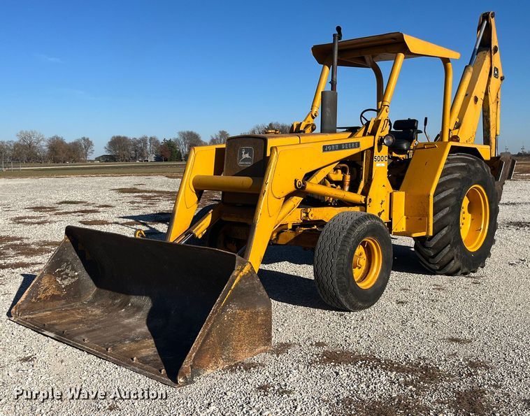 image for item LD9856 John Deere 500C  backhoe