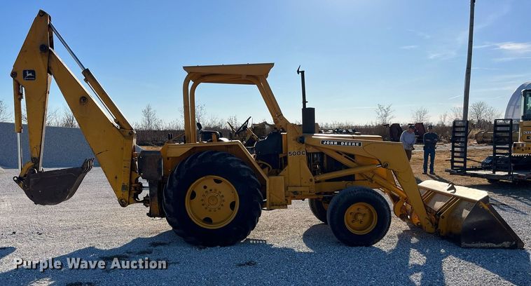image for item LD9856 John Deere 500C  backhoe