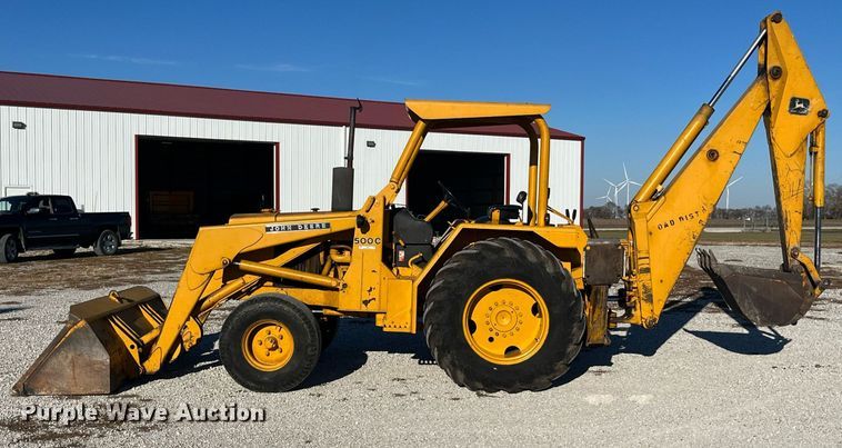 image for item LD9856 John Deere 500C  backhoe