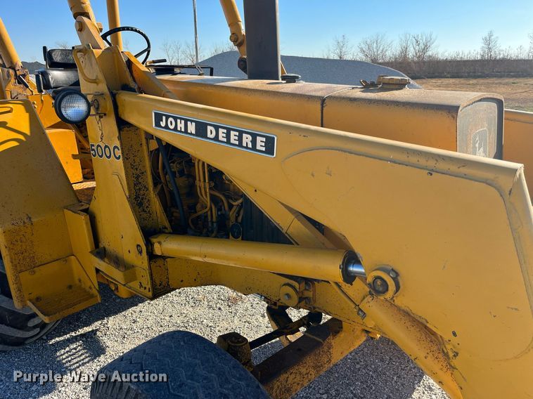 image for item LD9856 John Deere 500C  backhoe