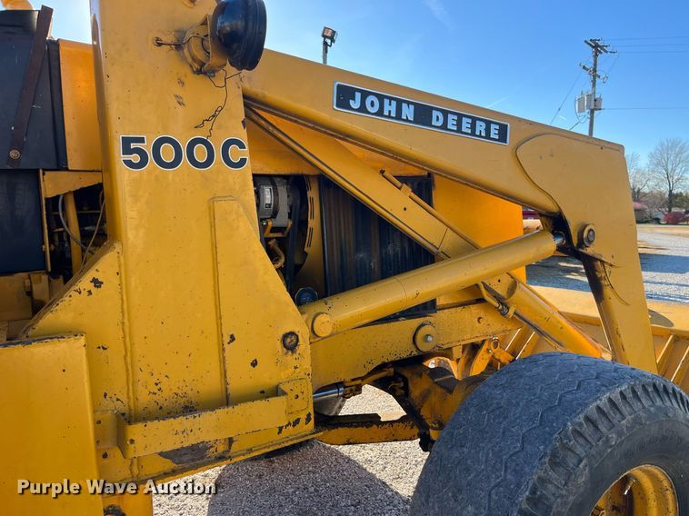 image for item LD9856 John Deere 500C  backhoe