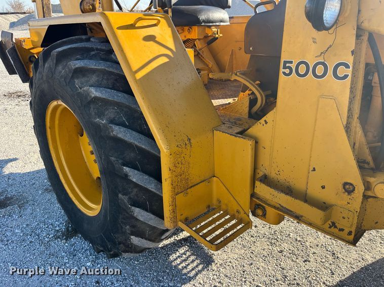 image for item LD9856 John Deere 500C  backhoe