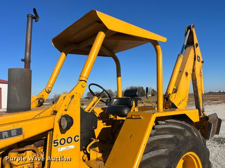 image for item LD9856 John Deere 500C  backhoe