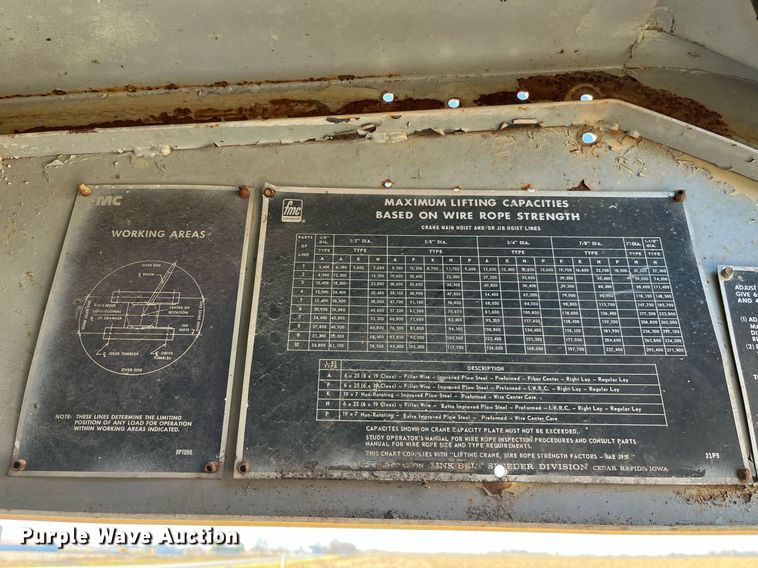 image for item LD9857 FMC Link Belt LS78  crane