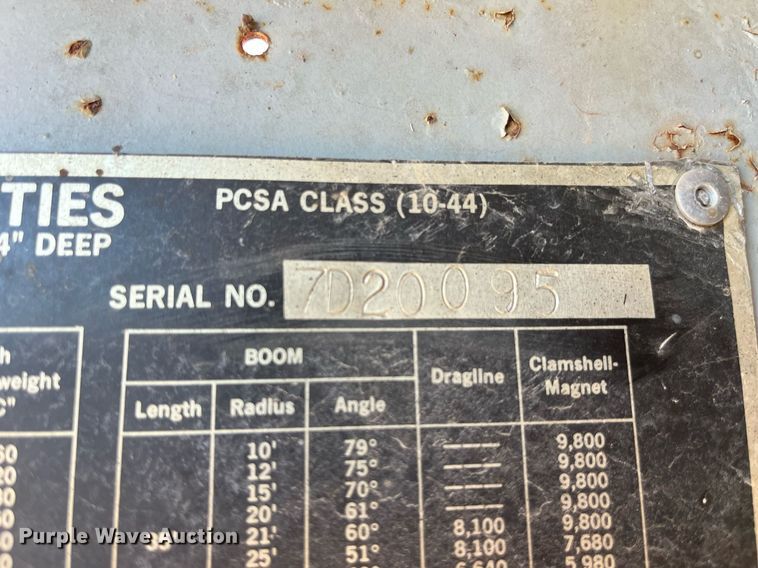 image for item LD9857 FMC Link Belt LS78  crane