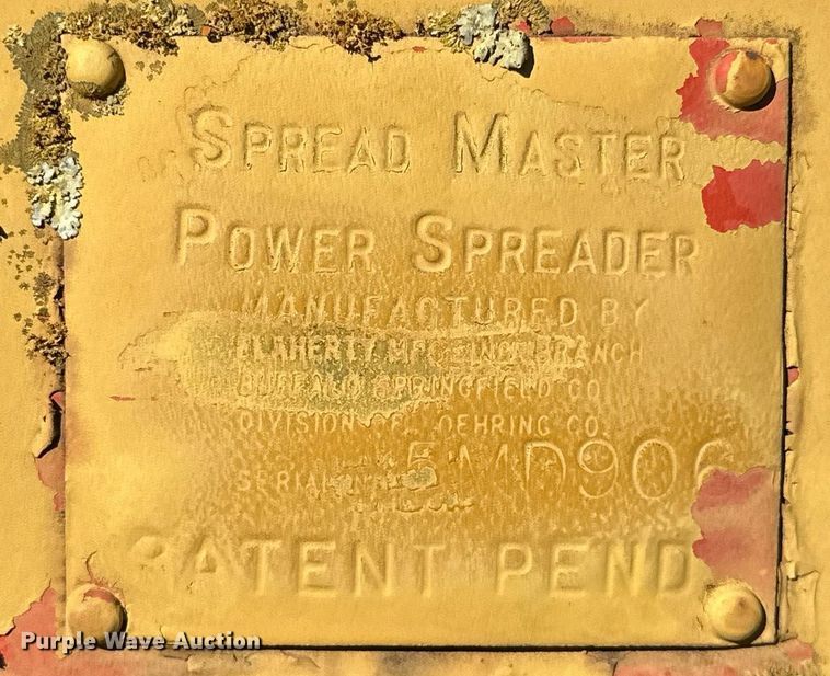 image for item LK9601 1963 Flaherty Spread Master  chip spreader