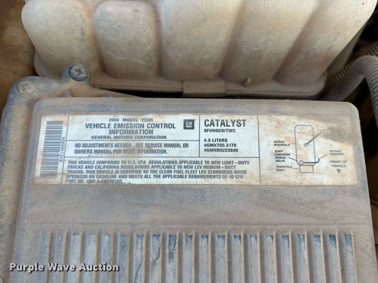 image for item LK9603 2004 Chevrolet Silverado 1500  pickup truck