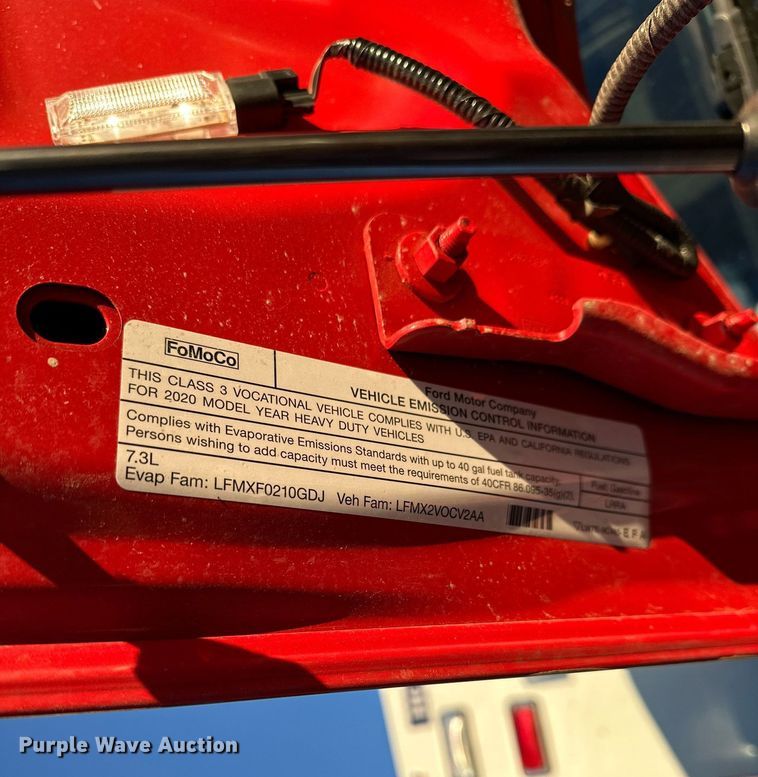 image for item LK9608 2020 Ford F350 Super Duty  ambulance