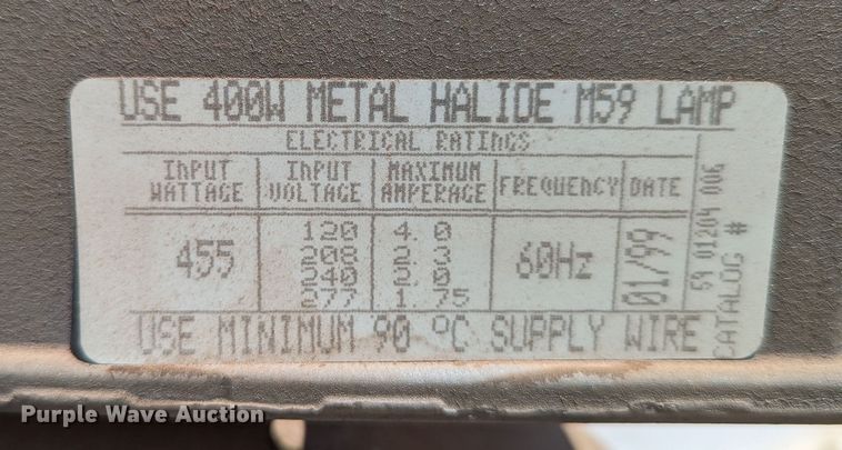 image for item LM9938 (8) light fixtures