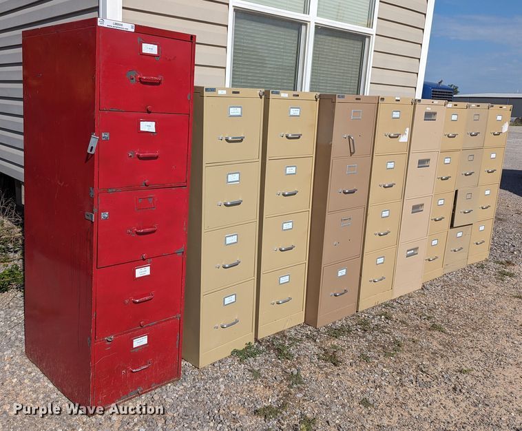 image for item LM9946 (9) Anderson Hickey HON vertical file cabinets