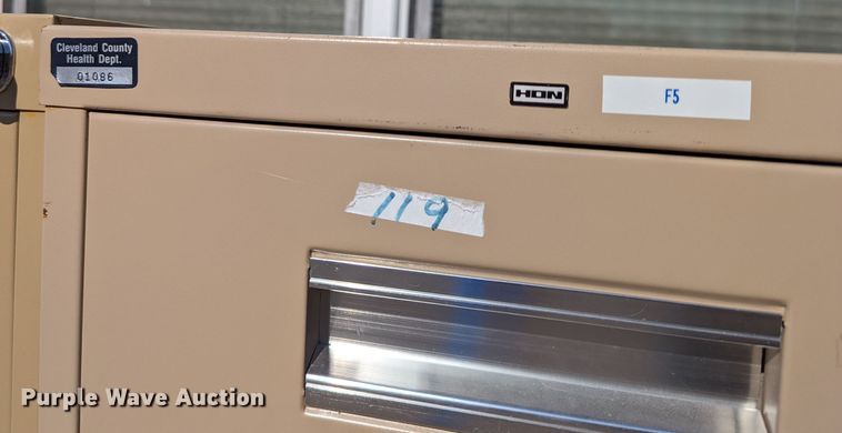 image for item LM9946 (9) Anderson Hickey HON vertical file cabinets