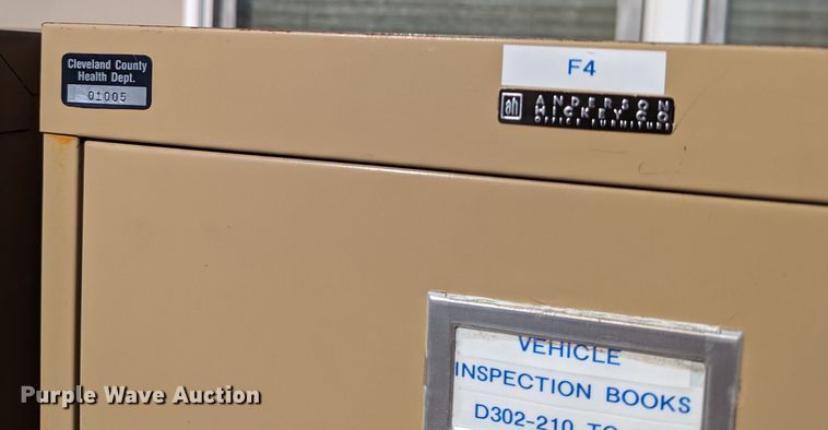 image for item LM9946 (9) Anderson Hickey HON vertical file cabinets