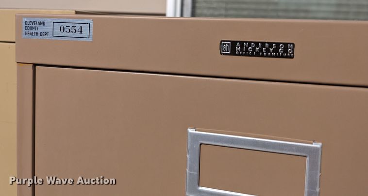 image for item LM9946 (9) Anderson Hickey HON vertical file cabinets