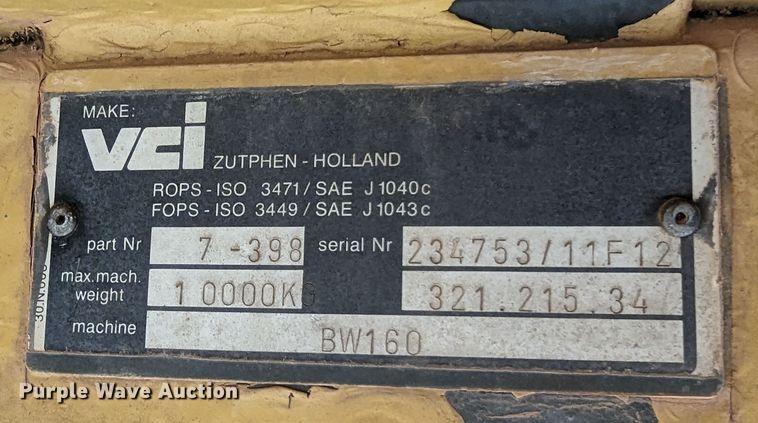 image for item LN9019 VCI BW160  double drum roller