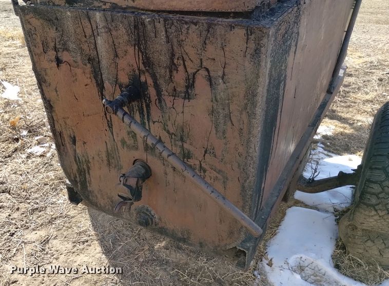 image for item LN9884 Shop built  tar pot trailer